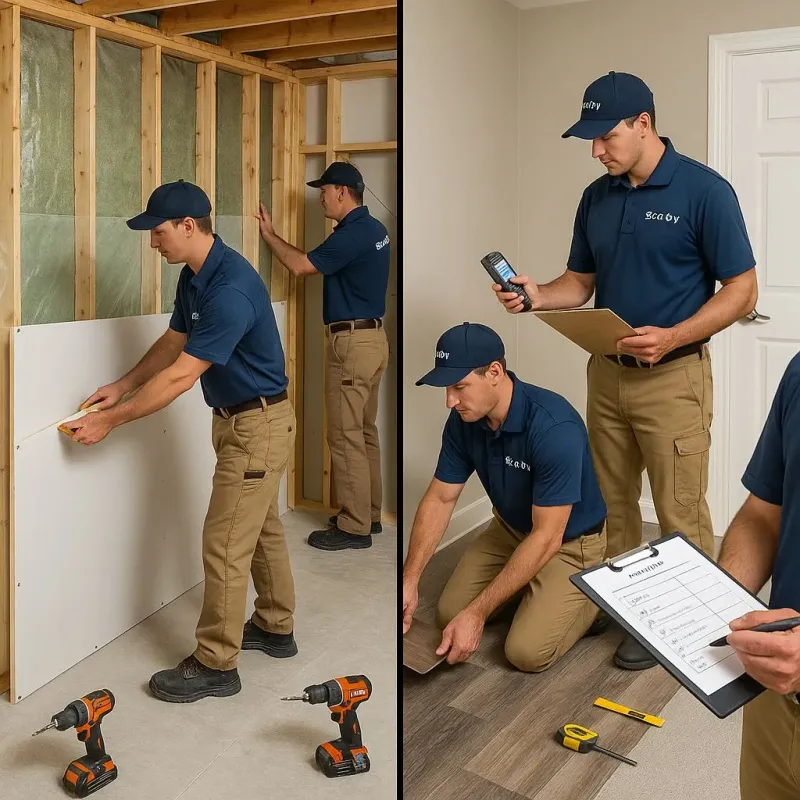Repairs and Reconstruction process in Elwood, NJ